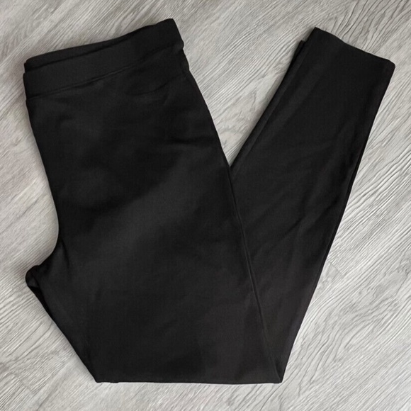 (NWD) Hue Women's Ponte Mid-Rise Stretch Leggings, Black Size XL - Picture 4 of 10
